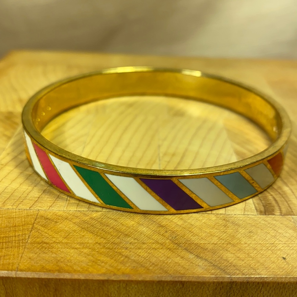Kate Spade Flying Colors enameled bracelet rainbow - Picture 3 of 10